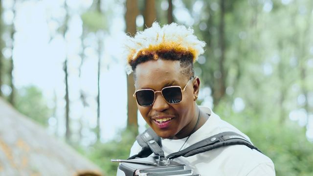 DJ Fatxo on location during the Ndikuinuka shoot