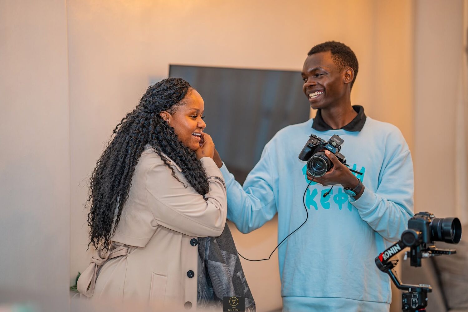 A Third Vision Studios photographer on a client shoot
