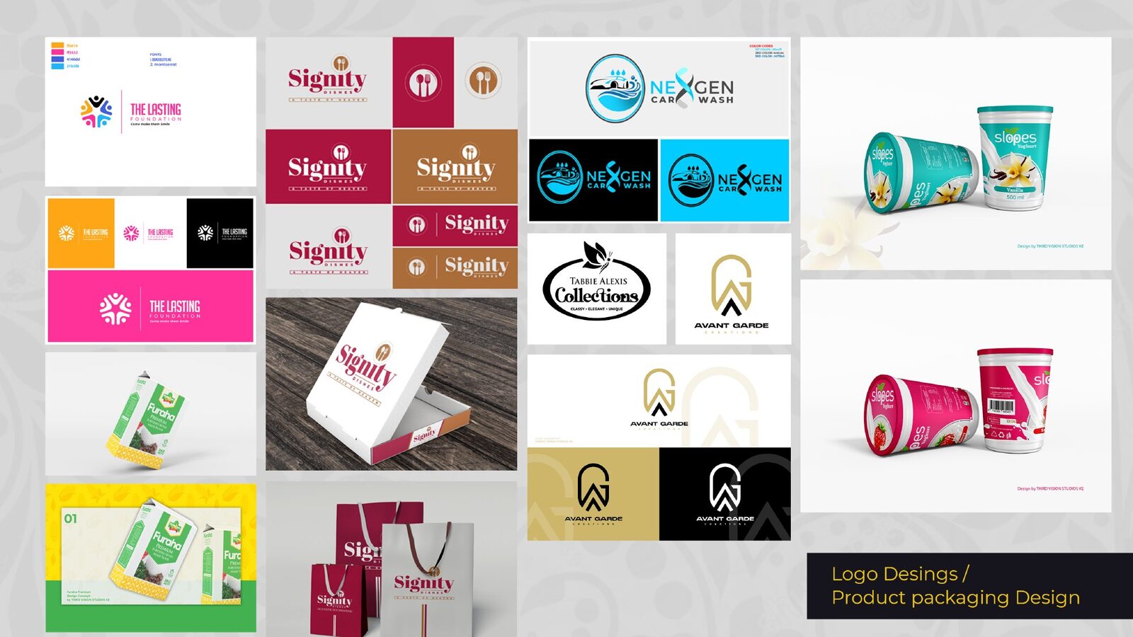 Logo, packaging and branding work by Third Vision Studios